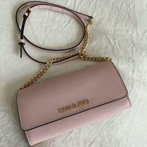 Michael Kors Wallet Crossbody - Ballet Pink